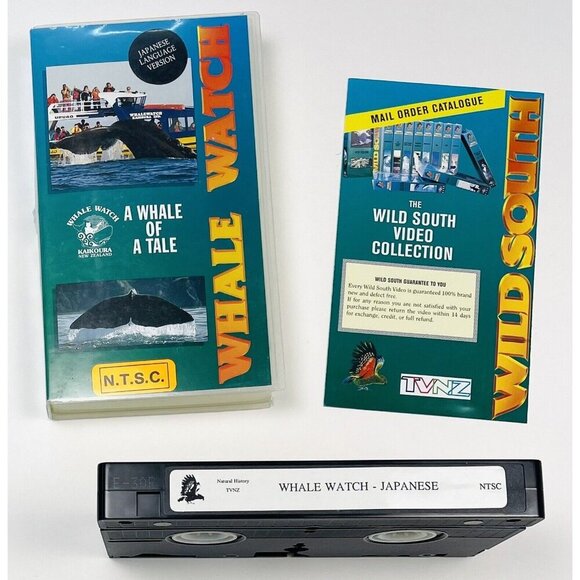 Whale Watch Kaikoura New Zealand: A Whale of a Tale VHS Japanese Version TESTED - Picture 1 of 4